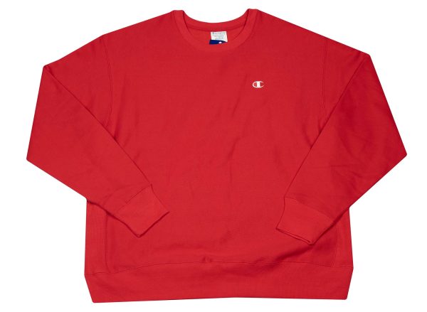 Champion Reverse Weave Crewneck  Team Red Scarlet  For Discount