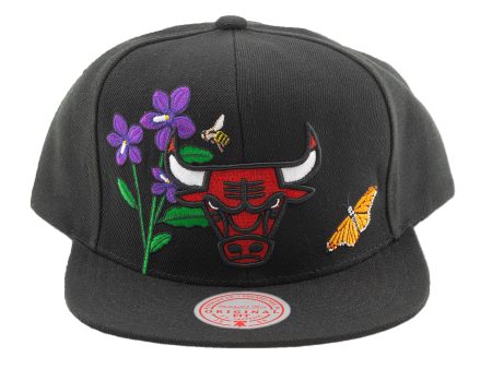 Mitchell & Ness x NBA State Flower Snapback  Chicago Bulls  Supply