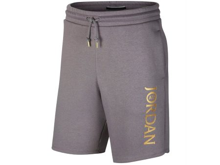 Jordan Remastered HBR Men s Fleece Shorts  Gunsmoke  Online Sale