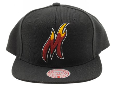 Mitchell & Ness NBA Remix Logo Snapback  Miami Heat  For Cheap