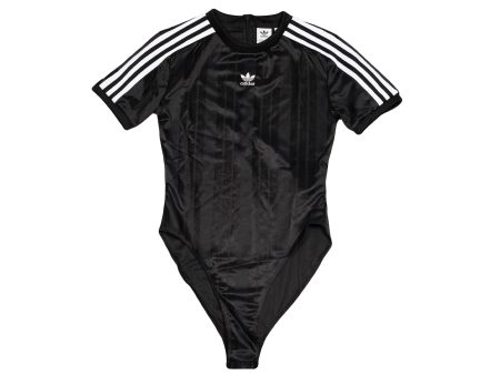 Adidas Women s Body Suit  Black White  Discount