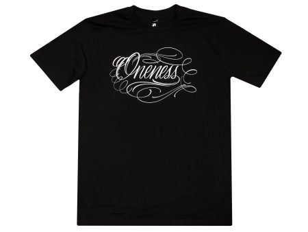 Oneness Script Logo Tee  Black  For Discount