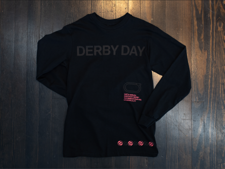 Oneness Black Derby Long Sleeve Tee  Pink Sky  For Discount