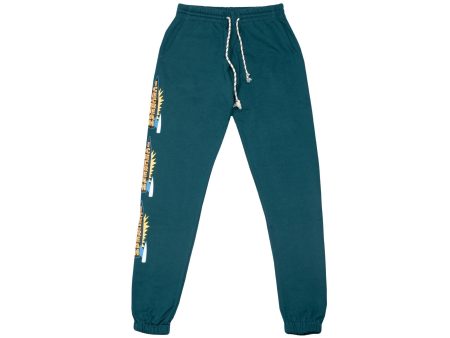 Ice Cream Cherry Pant in Teal on Sale