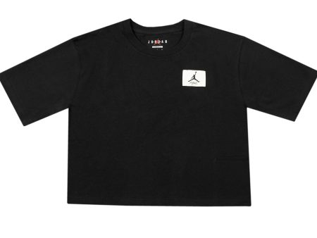 Women s Jordan Essentials Boxy Tee in Black Discount