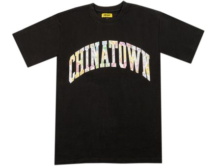 Chinatown Market Watercolor Arc Tee in Black Online Sale