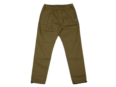 Champion Straight Hem Pants  Fig Green  on Sale