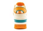 Just Don Courtside Tennis Mid WOT  White Orange Teal  Hot on Sale