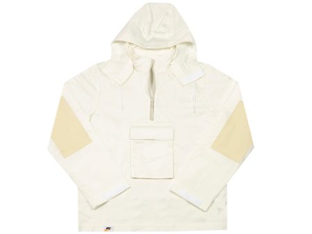 Nike Sportswear Unlined Anorak Waffle Jacket in White For Discount