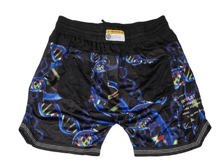 INDVLST DNA Men s Shorts  Black  Fashion