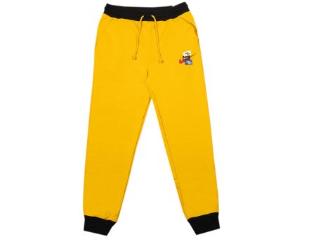 Jordan Jumpman Fleece Pants in Yellow Fashion