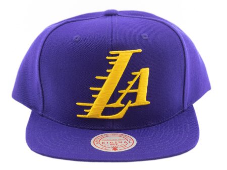 Mitchell & Ness NBA Remix Logo Snapback  Los Angeles Lakers  Discount